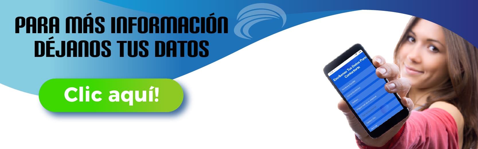 Déjanos tus datos y nosotros te llamamos